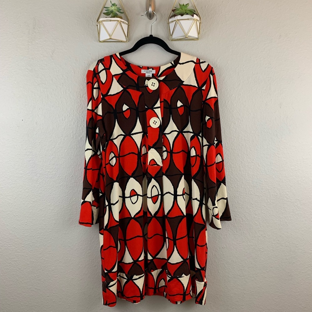 🌻Citrine Collection Dress Size M Mod Retro 60s